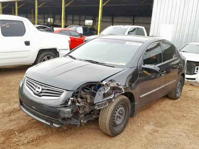 3N1AB6AP1CL746254 - 2012 NISSAN SENTRA 2.0 BLACK photo 2