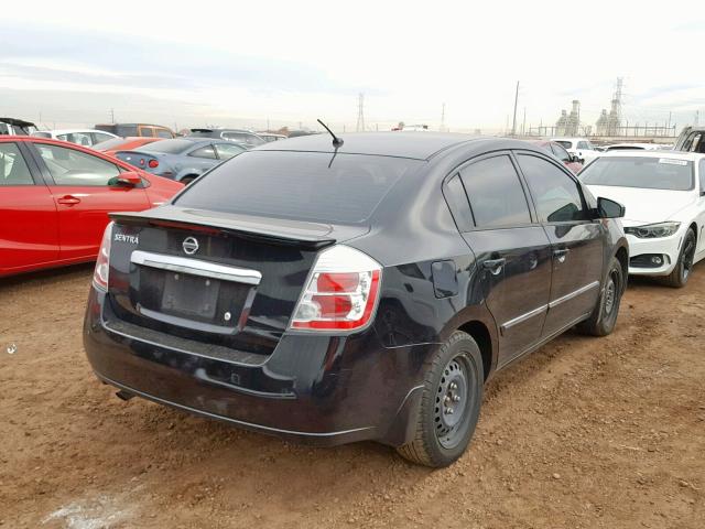 3N1AB6AP1CL746254 - 2012 NISSAN SENTRA 2.0 BLACK photo 4