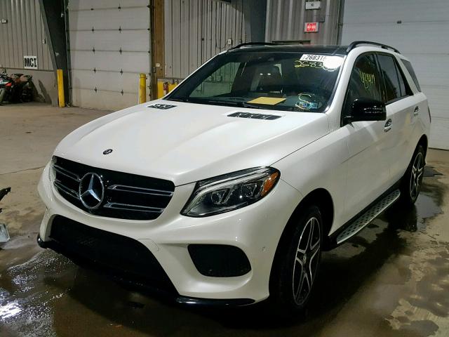 4JGDA5HB7GA796392 - 2016 MERCEDES-BENZ GLE 350 4M WHITE photo 2