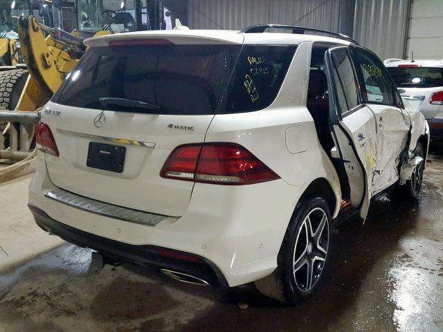 4JGDA5HB7GA796392 - 2016 MERCEDES-BENZ GLE 350 4M WHITE photo 4