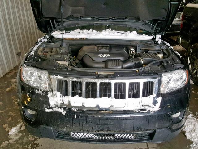 1C4RJFAG9CC270480 - 2012 JEEP GRAND CHER BLACK photo 7