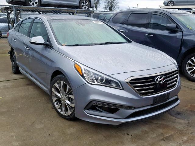 5NPE34ABXFH153470 - 2015 HYUNDAI SONATA SPO GRAY photo 1