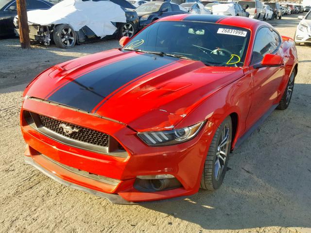1FA6P8CF7H5247976 - 2017 FORD MUSTANG GT RED photo 2