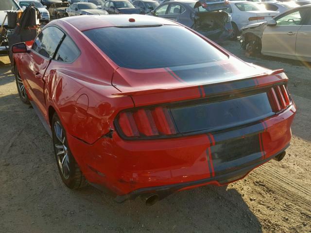 1FA6P8CF7H5247976 - 2017 FORD MUSTANG GT RED photo 3