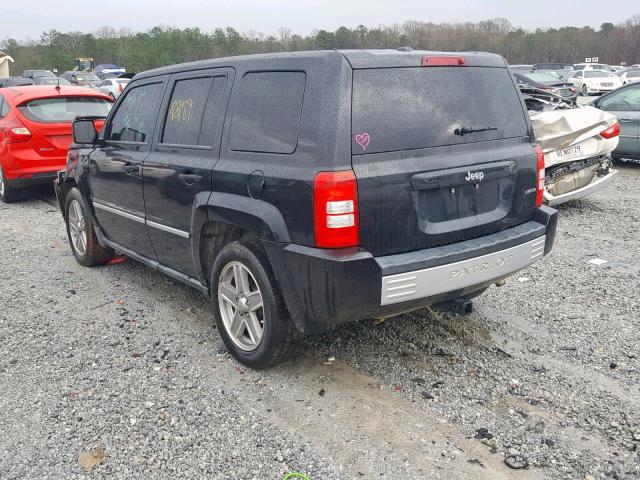 1J8FT48W38D714171 - 2008 JEEP PATRIOT LI BLACK photo 3