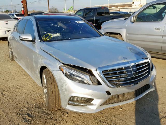 WDDUG8CBXFA068419 - 2015 MERCEDES-BENZ S 550 SILVER photo 1