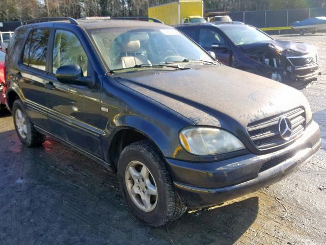 4JGAB54E6YA181897 - 2000 MERCEDES-BENZ ML 320 BLUE photo 1