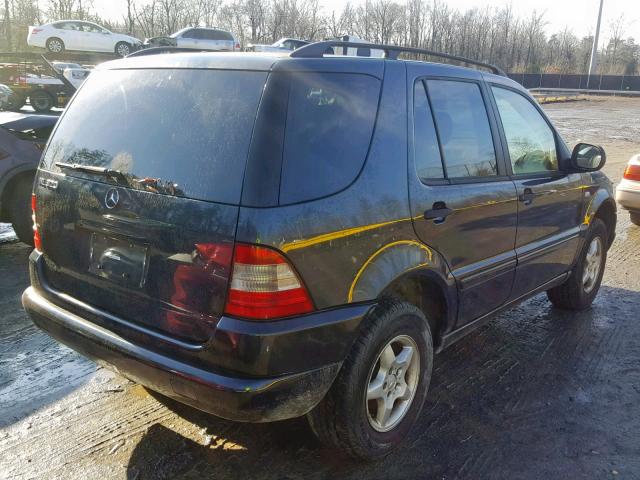 4JGAB54E6YA181897 - 2000 MERCEDES-BENZ ML 320 BLUE photo 4