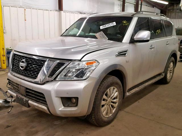 JN8AY2NC1J9553012 - 2018 NISSAN ARMADA SV SILVER photo 2