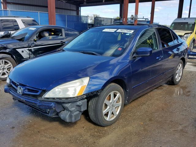 1HGCM66573A046707 - 2003 HONDA ACCORD EX BLUE photo 2