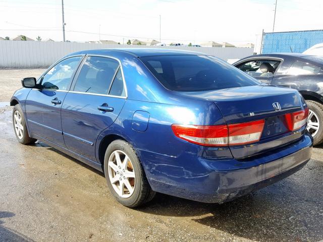 1HGCM66573A046707 - 2003 HONDA ACCORD EX BLUE photo 3