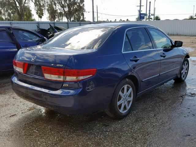 1HGCM66573A046707 - 2003 HONDA ACCORD EX BLUE photo 4