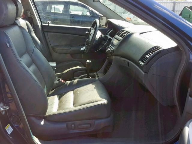 1HGCM66573A046707 - 2003 HONDA ACCORD EX BLUE photo 5