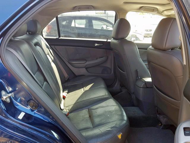 1HGCM66573A046707 - 2003 HONDA ACCORD EX BLUE photo 6