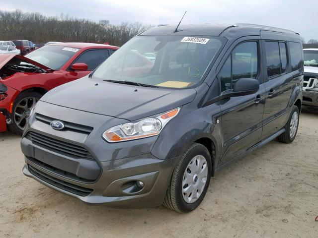 NM0GE9F76J1361685 - 2018 FORD TRANSIT CO GRAY photo 2