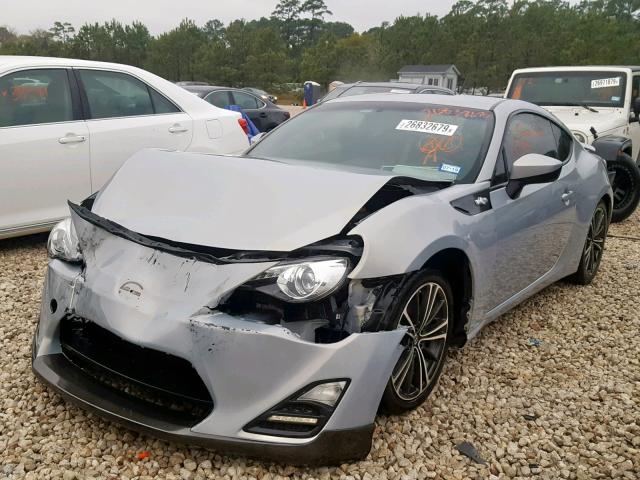JF1ZNAA11D2733499 - 2013 TOYOTA SCION FR-S SILVER photo 2
