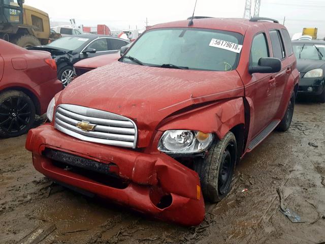 3GNBAADB2AS593286 - 2010 CHEVROLET HHR LS Rojo foto 2