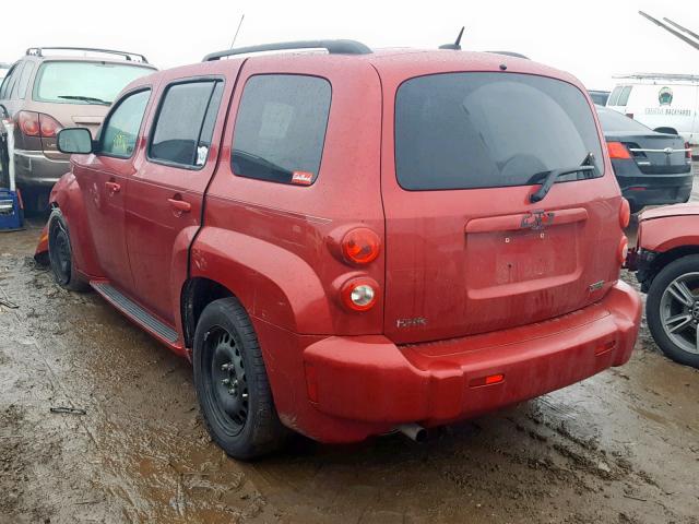 3GNBAADB2AS593286 - 2010 CHEVROLET HHR LS Rojo foto 3