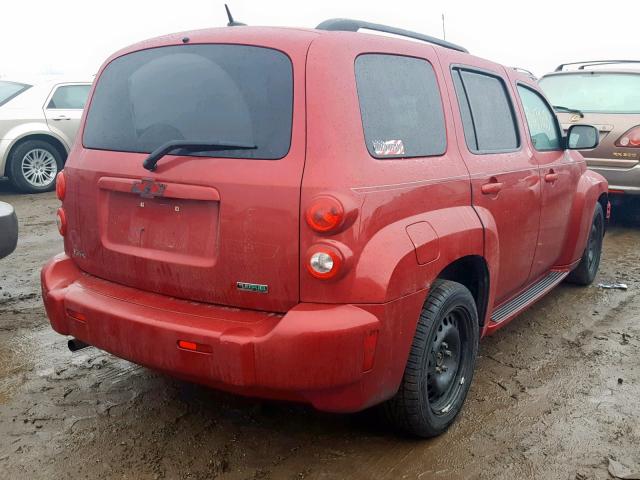 3GNBAADB2AS593286 - 2010 CHEVROLET HHR LS Rojo foto 4