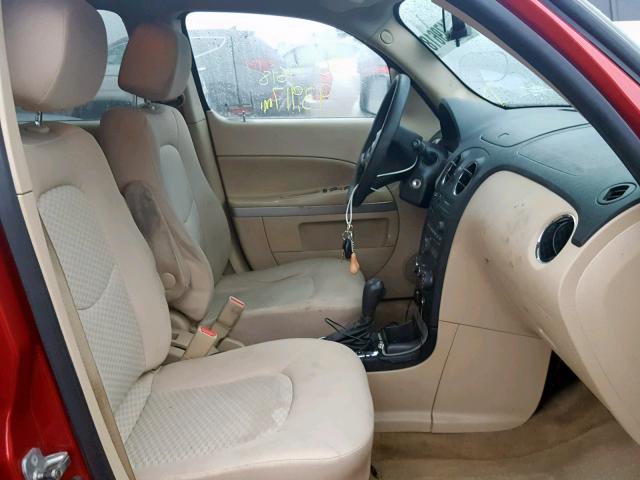 3GNBAADB2AS593286 - 2010 CHEVROLET HHR LS Rojo foto 5