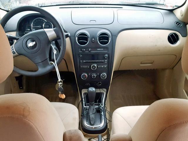 3GNBAADB2AS593286 - 2010 CHEVROLET HHR LS Rojo foto 9