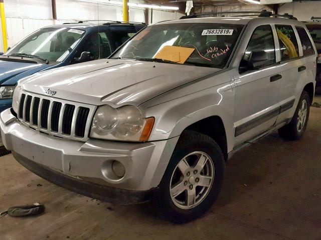 1J4GR48K65C621020 - 2005 JEEP GRAND CHER GRAY photo 2