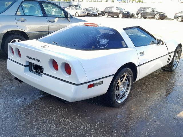 1G1YY2382L5103994 - 1990 CHEVROLET CORVETTE WHITE photo 4