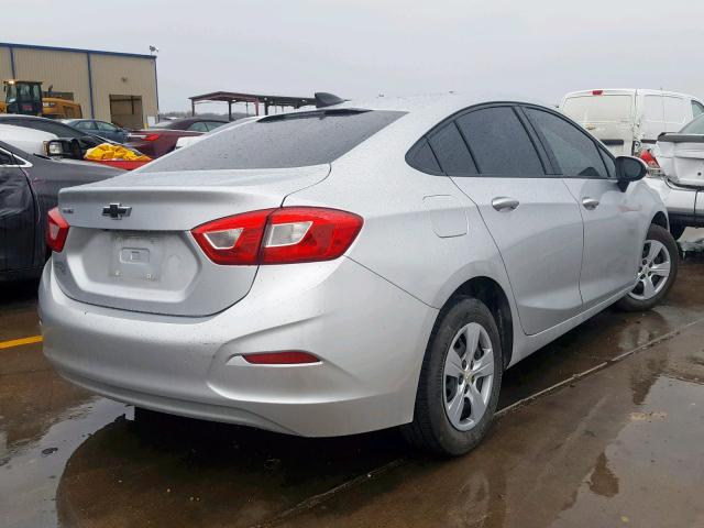 1G1BC5SM6J7189932 - 2018 CHEVROLET CRUZE LS SILVER photo 4