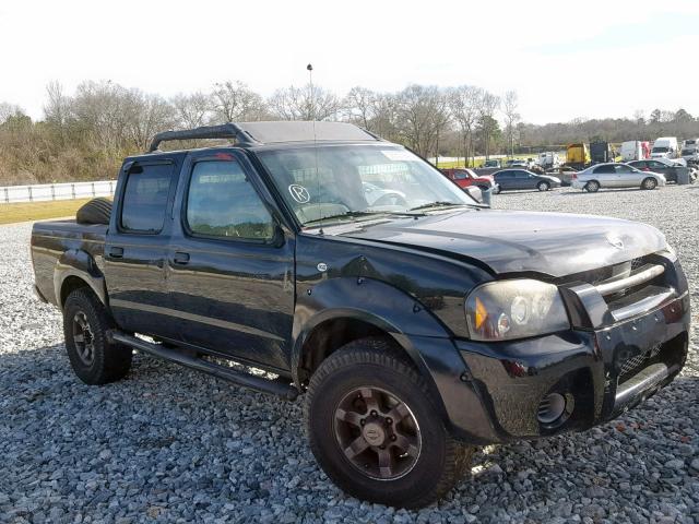 1N6ED27T54C435104 - 2004 NISSAN FRONTIER C BLACK photo 1