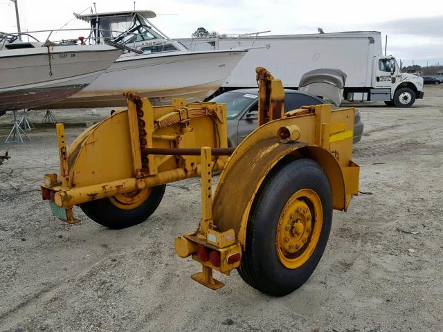 3743 - 1973 TRAIL KING CABLE REEL YELLOW photo 4