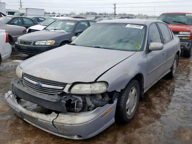 1G1NE52J0Y6347257 - 2000 CHEVROLET MALIBU LS GRAY photo 2