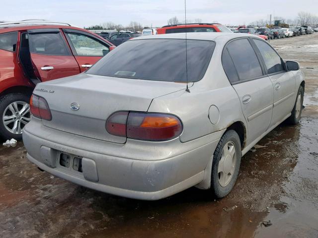 1G1NE52J0Y6347257 - 2000 CHEVROLET MALIBU LS GRAY photo 4