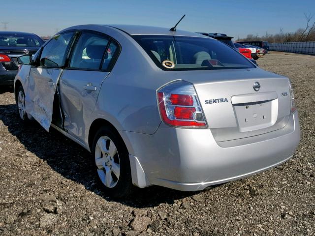 3N1AB61E27L607111 - 2007 NISSAN SENTRA 2.0 SILVER photo 3