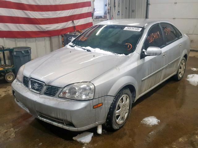 KL5JD56Z95K195884 - 2005 SUZUKI FORENZA S SILVER photo 2