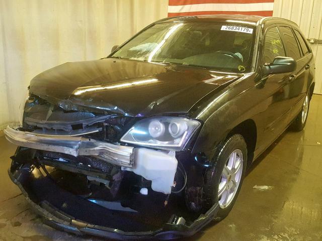 2C8GM68414R361101 - 2004 CHRYSLER PACIFICA BLACK photo 2