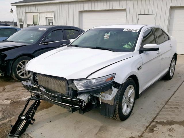 1FAHP2H80EG108448 - 2014 FORD TAURUS SEL WHITE photo 2