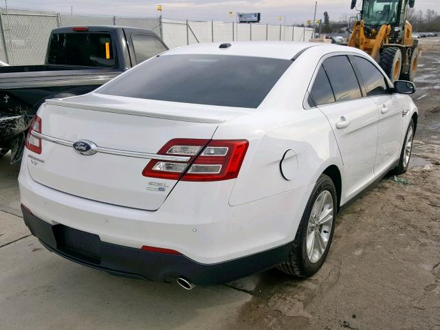 1FAHP2H80EG108448 - 2014 FORD TAURUS SEL WHITE photo 4