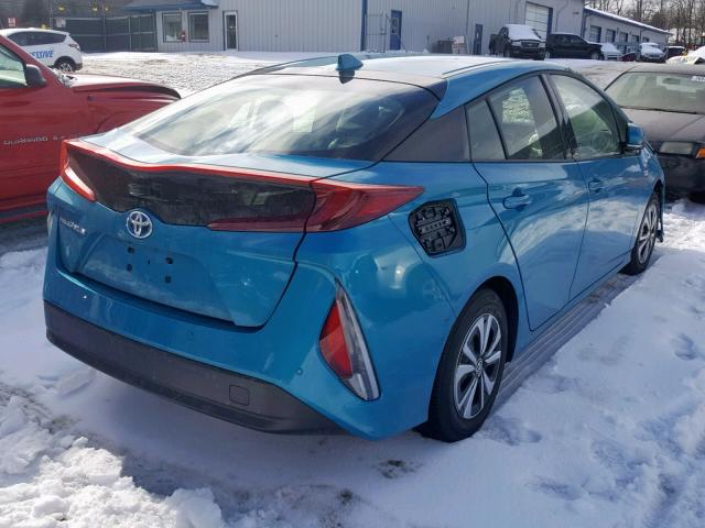 JTDKARFP8H3017802 - 2017 TOYOTA PRIUS PRIM ლურჯი ფოტო 4