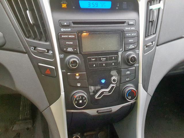 5NPEB4AC0DH684041 - 2013 HYUNDAI SONATA GLS BLUE photo 9