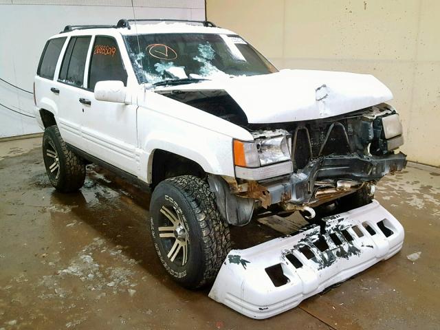 1J4GZ78Y8WC180563 - 1998 JEEP GRAND CHER WHITE photo 1