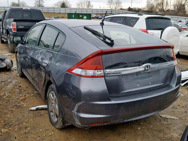 JHMZE2H39DS005676 - 2013 HONDA INSIGHT BLACK photo 3