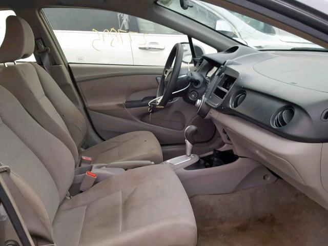 JHMZE2H39DS005676 - 2013 HONDA INSIGHT BLACK photo 5