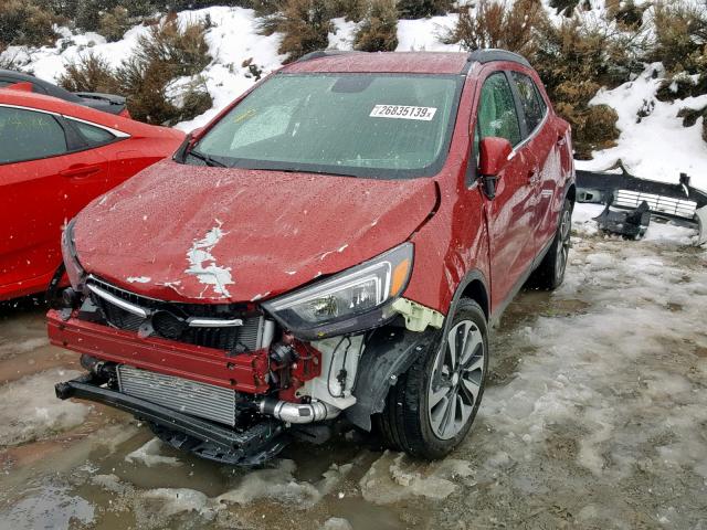 KL4CJBSM2HB076397 - 2017 BUICK ENCORE PRE RED photo 2