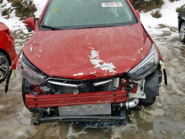 KL4CJBSM2HB076397 - 2017 BUICK ENCORE PRE RED photo 7