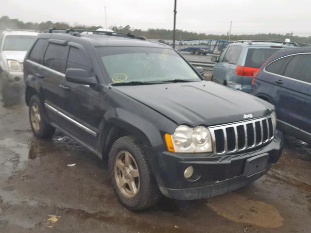 1J4HR58225C654252 - 2005 JEEP GRAND CHER BLACK photo 1