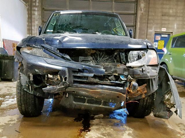 JA4MW51R72J071391 - 2002 MITSUBISHI MONTERO LI BLUE photo 9