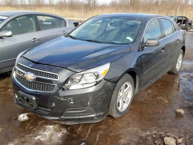 1G11B5SA9DF147186 - 2013 CHEVROLET MALIBU LS BLACK photo 2
