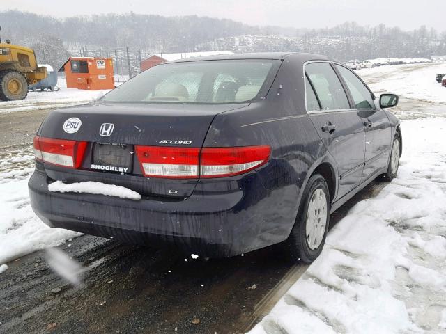 1HGCM55363A105398 - 2003 HONDA ACCORD LX BLACK photo 4