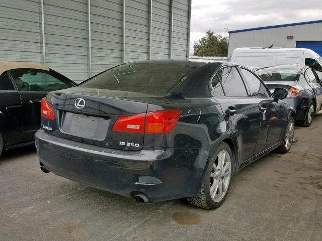 JTHBK262662011927 - 2006 LEXUS IS 250 BLACK photo 4