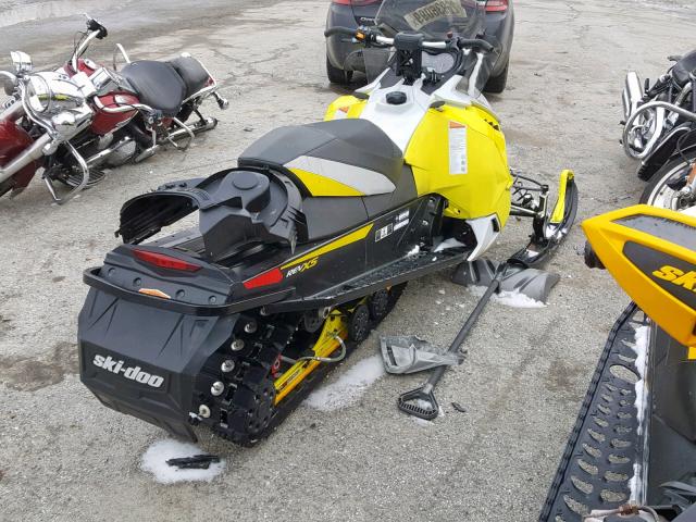 2BPSUDFA8FV000211 - 2015 SKI DOO SNOWMOBILE YELLOW photo 4